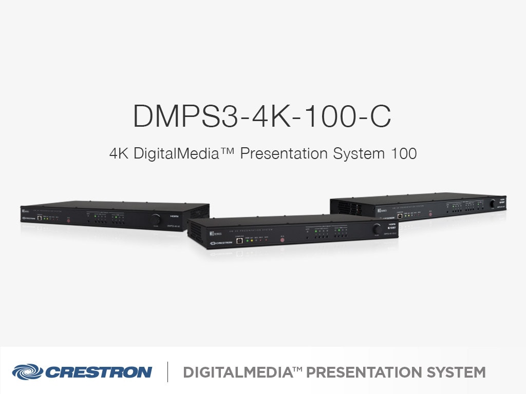 Crestron Digital Media Presentation System Installation