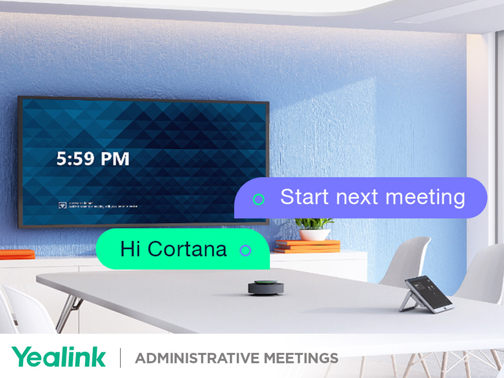 yealink products for administrative meetings